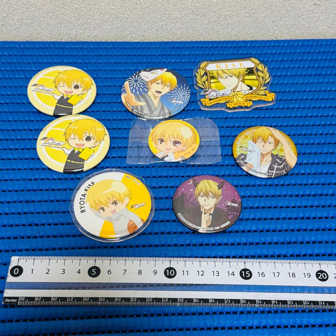 まとめ 黒子のバスケ 黄瀬涼太 缶バッジ アクリルバッジ セット v