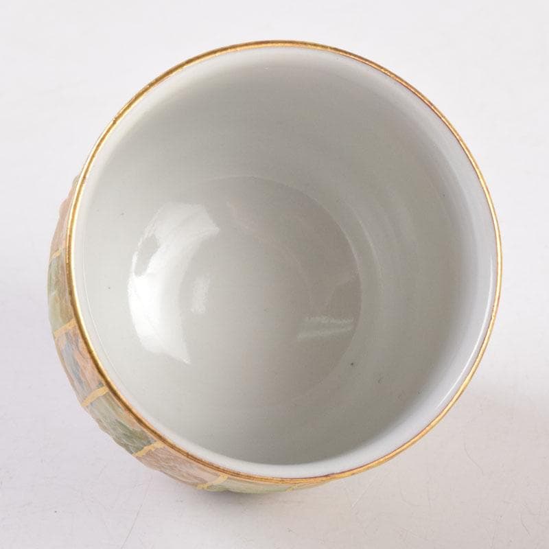 九谷焼 錦山窯 吉田幸央作 ぐい呑 酒杯 共箱 V 8392 - メルカリ