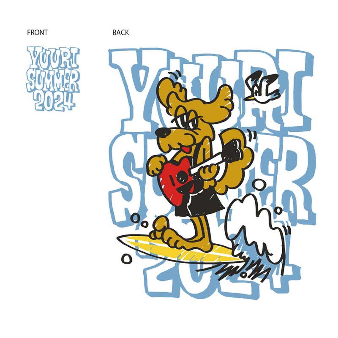 優里2024年200万人ツアーサマーDOGホワイトTシャツ Lサイズ - メルカリ