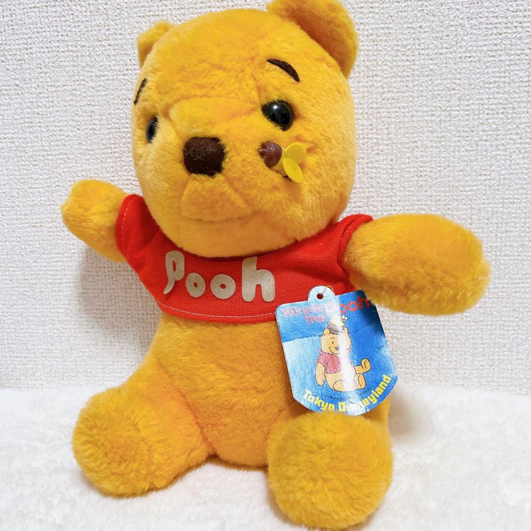ディズニーランド プーさん ぬいぐるみ レトロ ハチ 希少レア - メルカリ