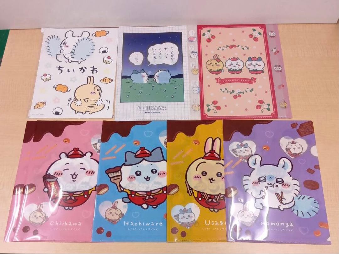 ➀ちいかわ 紙類 クリアファイル ステッカー 特典など 大量 まとめ売り