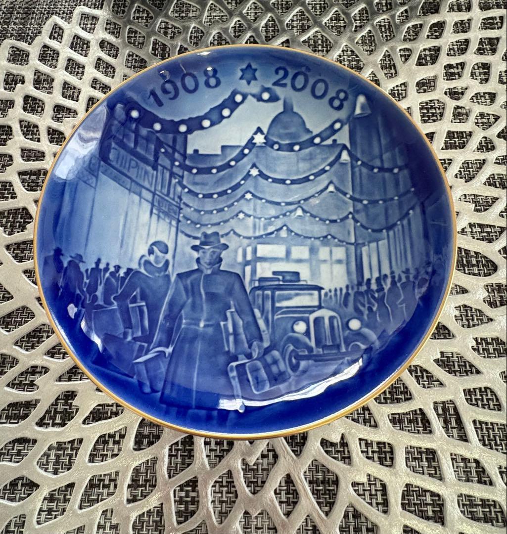 【新品未使用✨】ロイヤルコペンハーゲン クリスマス100年記念復刻版プレート ロイヤルコペンハーゲン イヤープレート クリスマスプレート 1987年