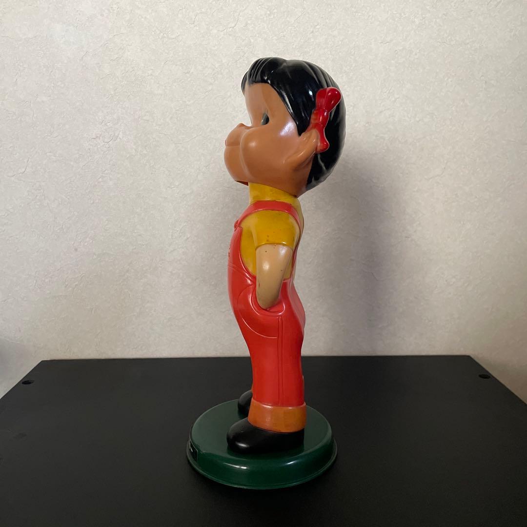 不二家 ペコちゃん 首振り人形 非売品 昭和 レトロ - メルカリ