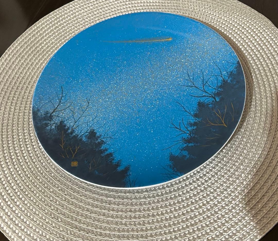 千住博　限定500枚　クリスマスプレート