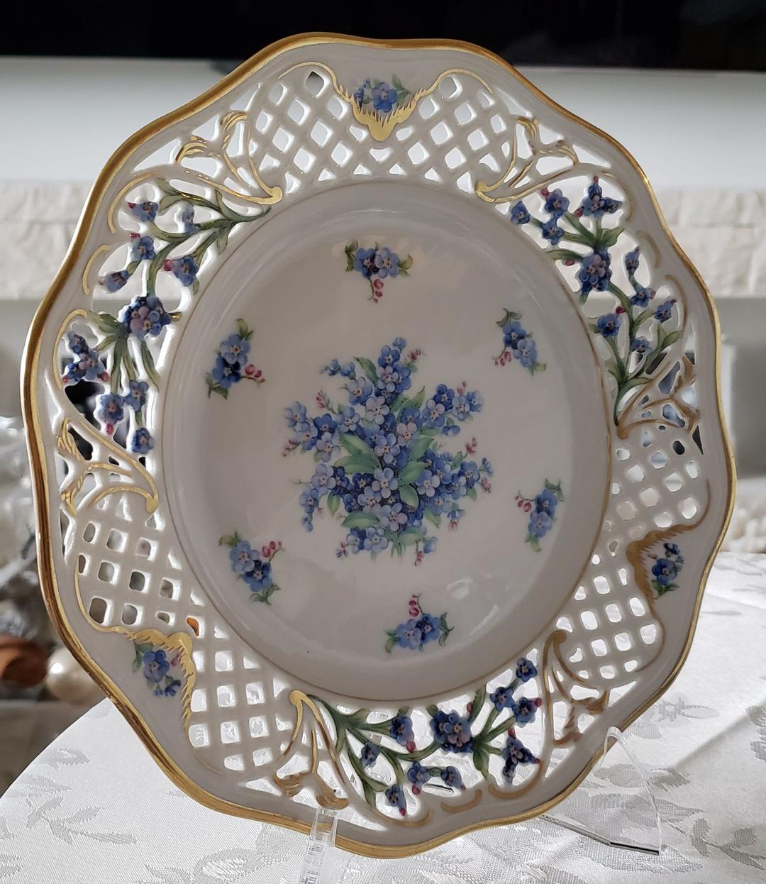 シューマン ⑲ ババリア 勿忘草 ピアス プレート 21.5cm