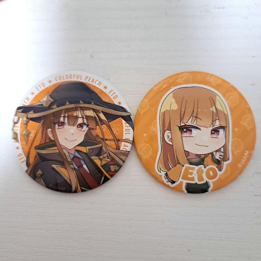 カラフルピーチ からぴち えと 缶バッチ 2024 魔法学園 - メルカリ