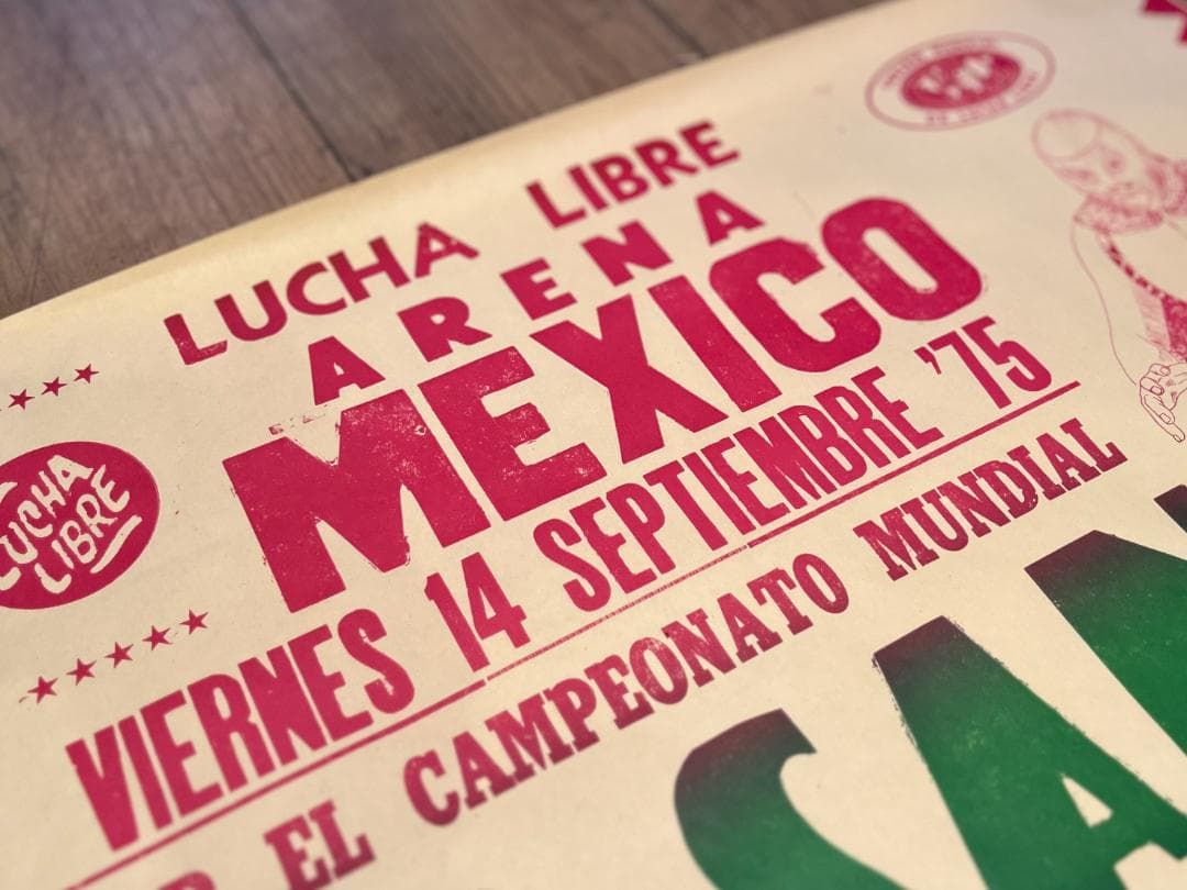 希少☆1975年／ルチャリブレ／メキシカンプロレス／ヴィンテージ／興行