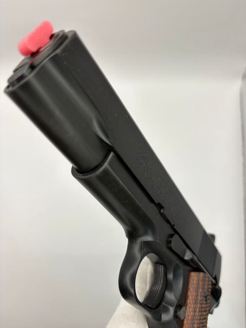 WA コルト MKIVシリーズ70 リアルスチール Ver. 木製スタンド - メルカリ