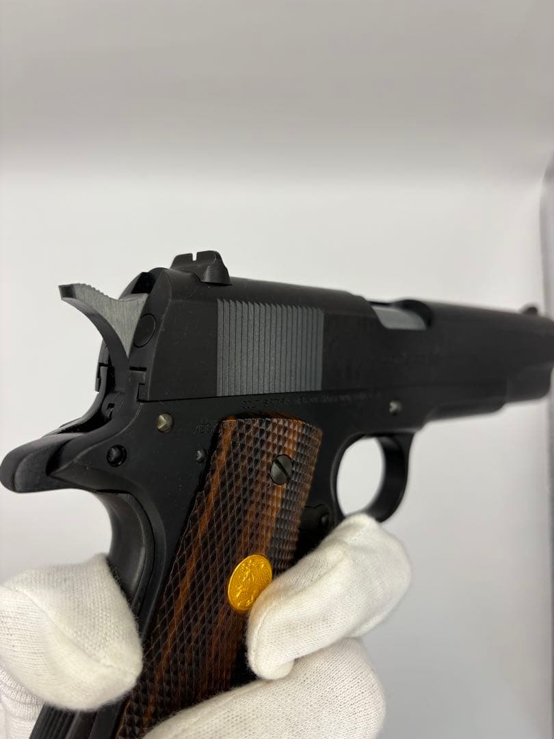 WA コルト MKIVシリーズ70 リアルスチール Ver. 木製スタンド - メルカリ