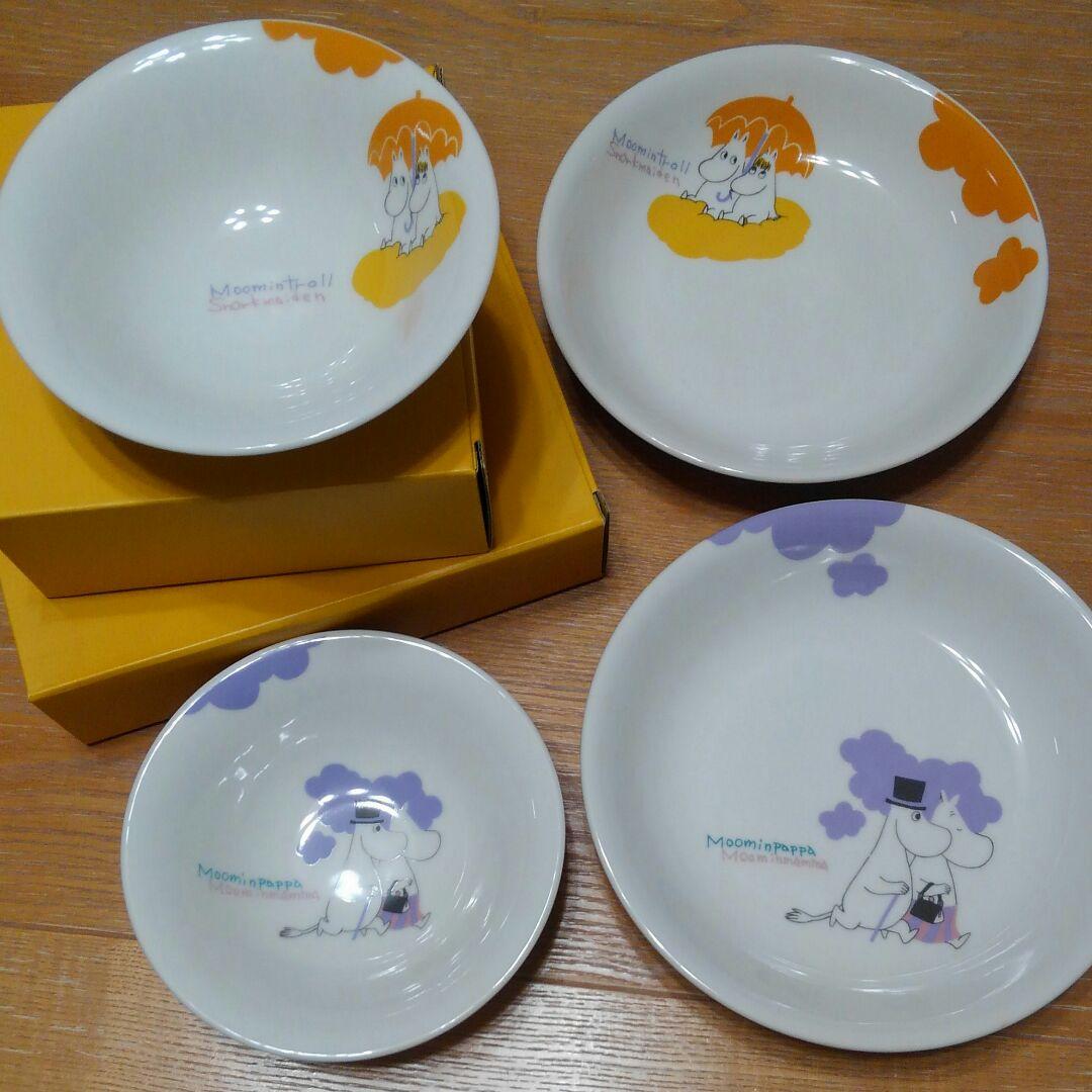 箱付未使用)ムーミン パスタ・カレー皿 サラダボウル ムーミン