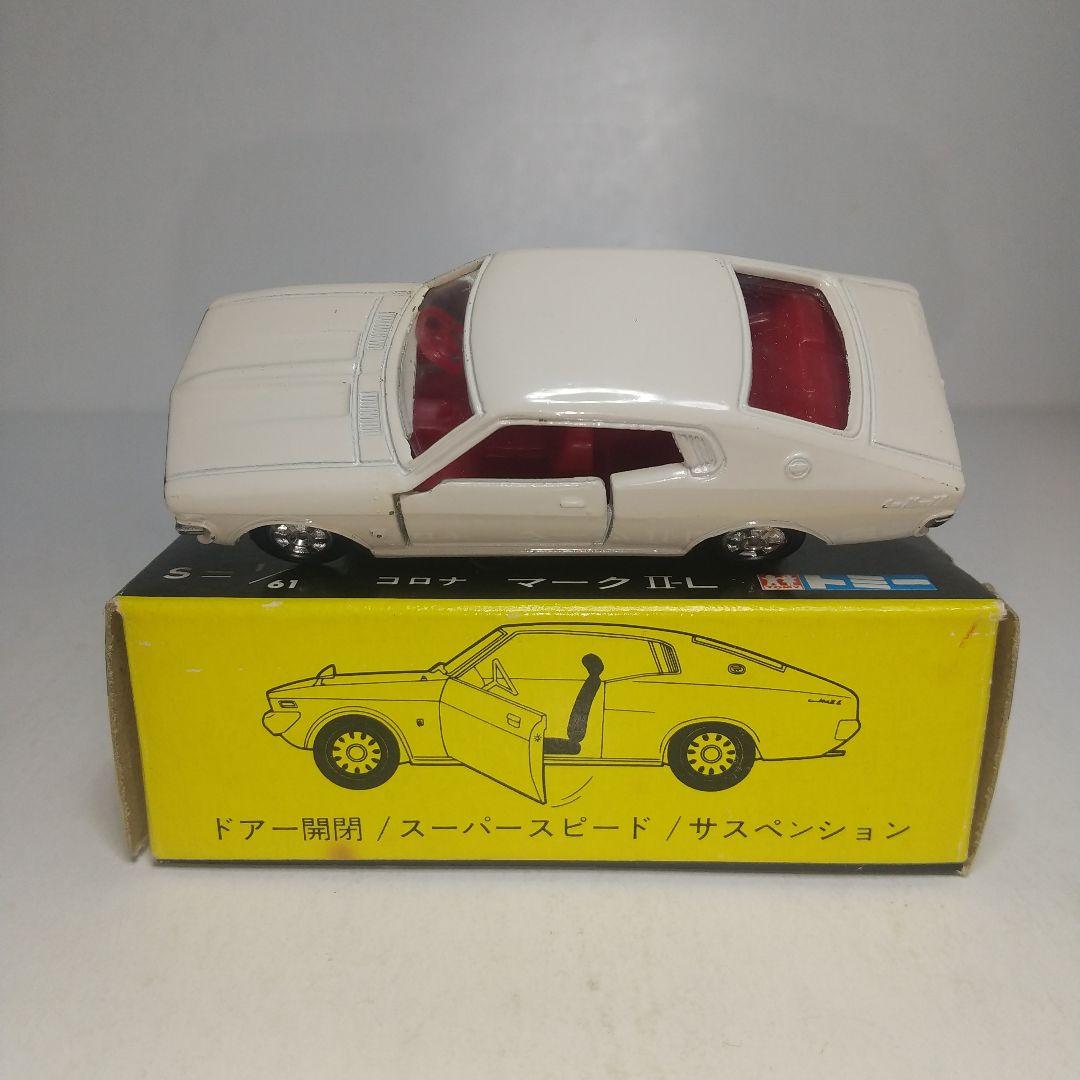 3140)トミカ 黒箱 日本製 トヨタ コロナ マーク Ⅱ-L 1Eホイール