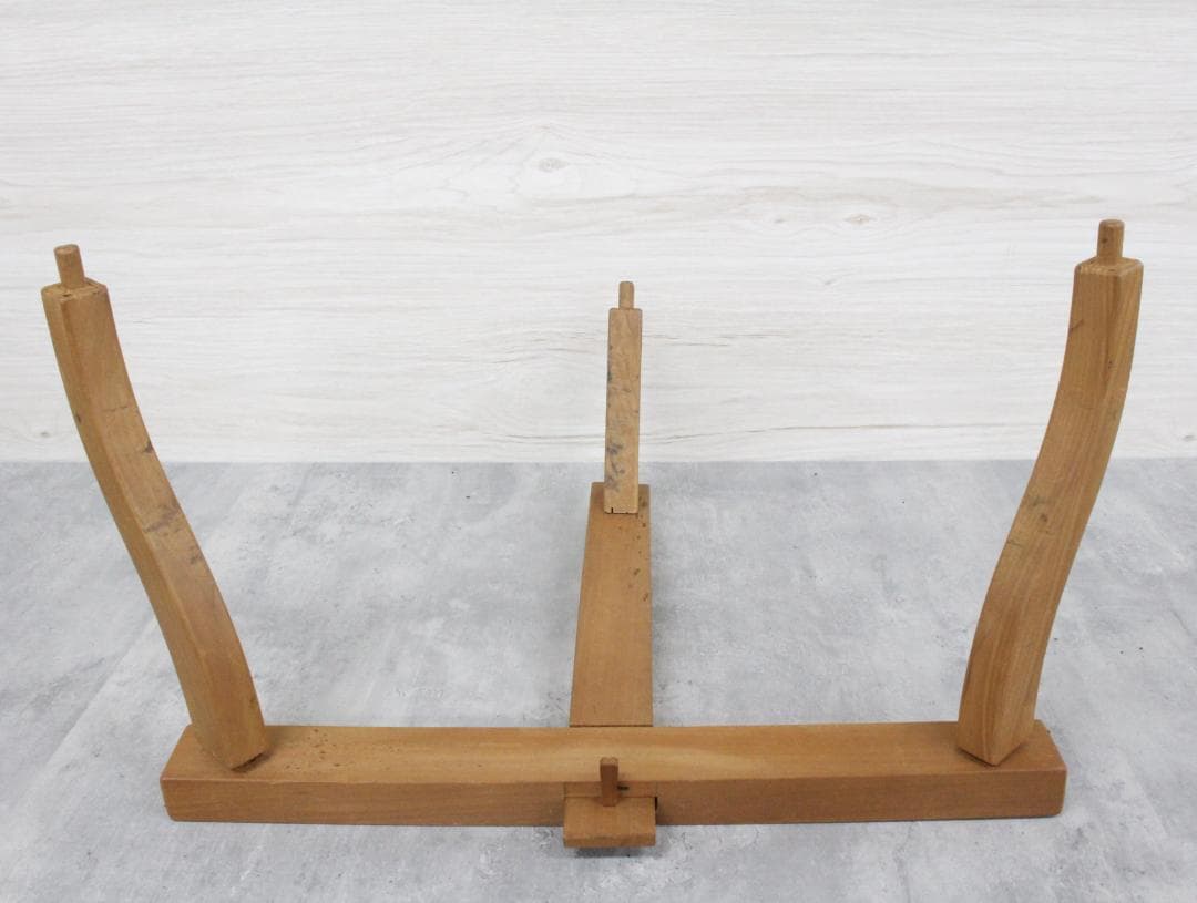 △岡田屋太鼓店 平太鼓 固定台・バチ付き 直径約39㎝ 和