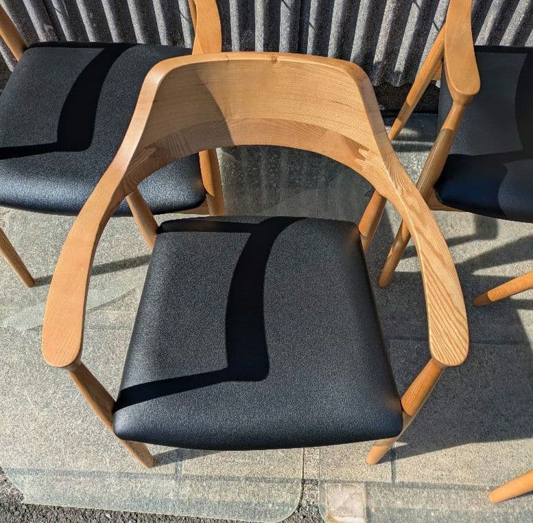 福岡大川家具 スマートリビング ROTI ダイニングチェア ①〜④ - メルカリ