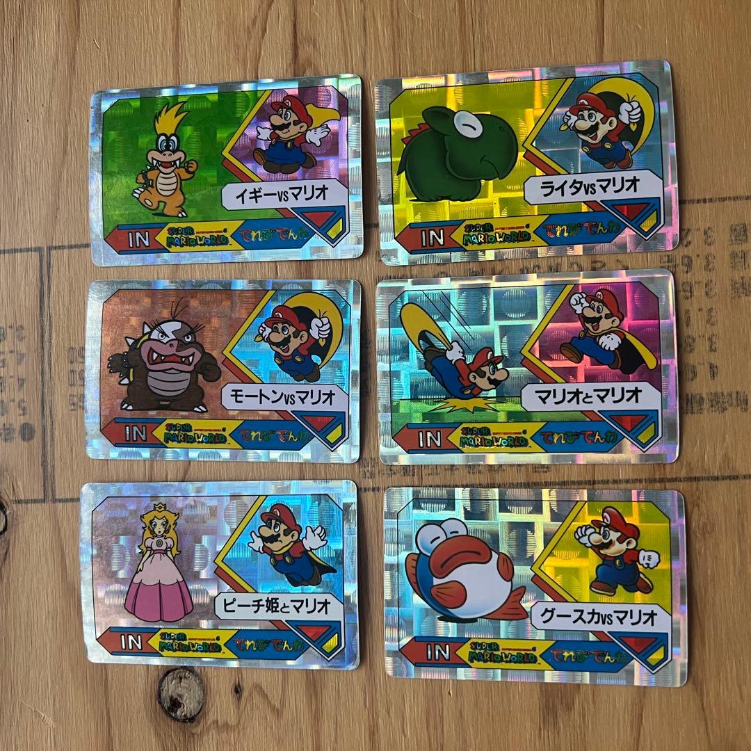 スーパーマリオ カードトップサントレーディングカードまとめ10枚当時