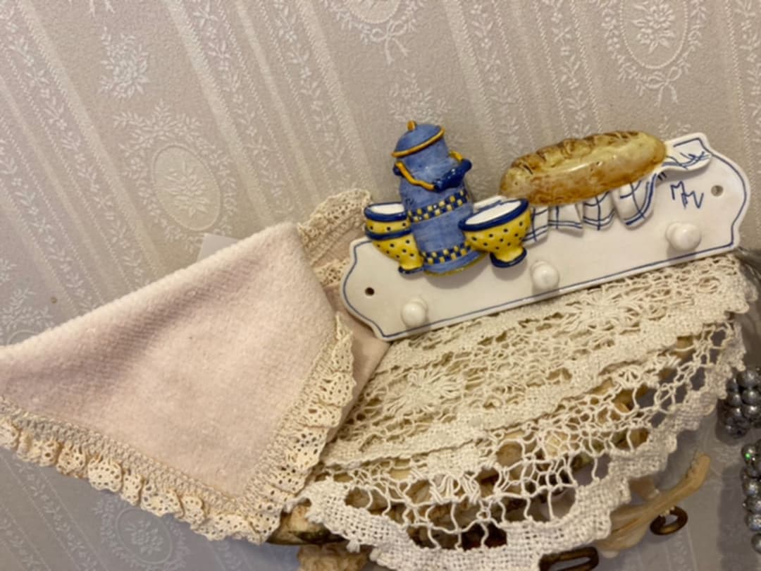 専用ページフランス♧ヴィンテージキッチンツールペグ♧M＆M作家サイン