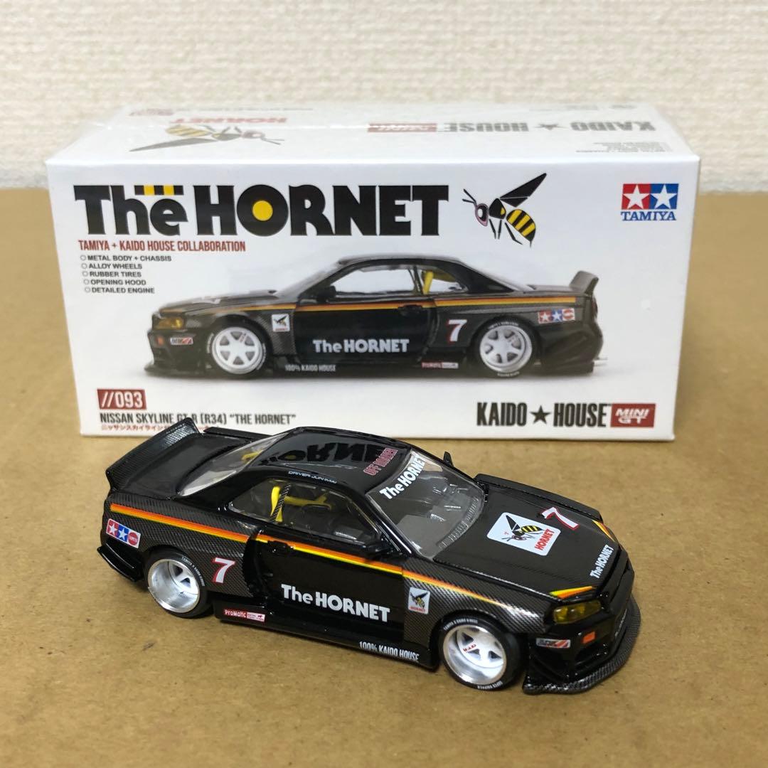 ミニGT 街道ハウス 日産スカイライン GT-R R34 タミヤ ホーネット