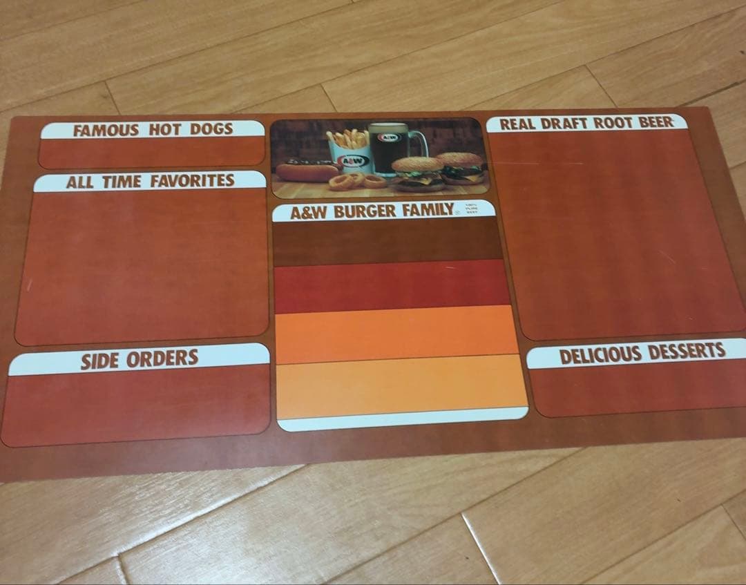 A&W root beer 看板 sign ルートビアグッズエイアンドダブリュ - メルカリ