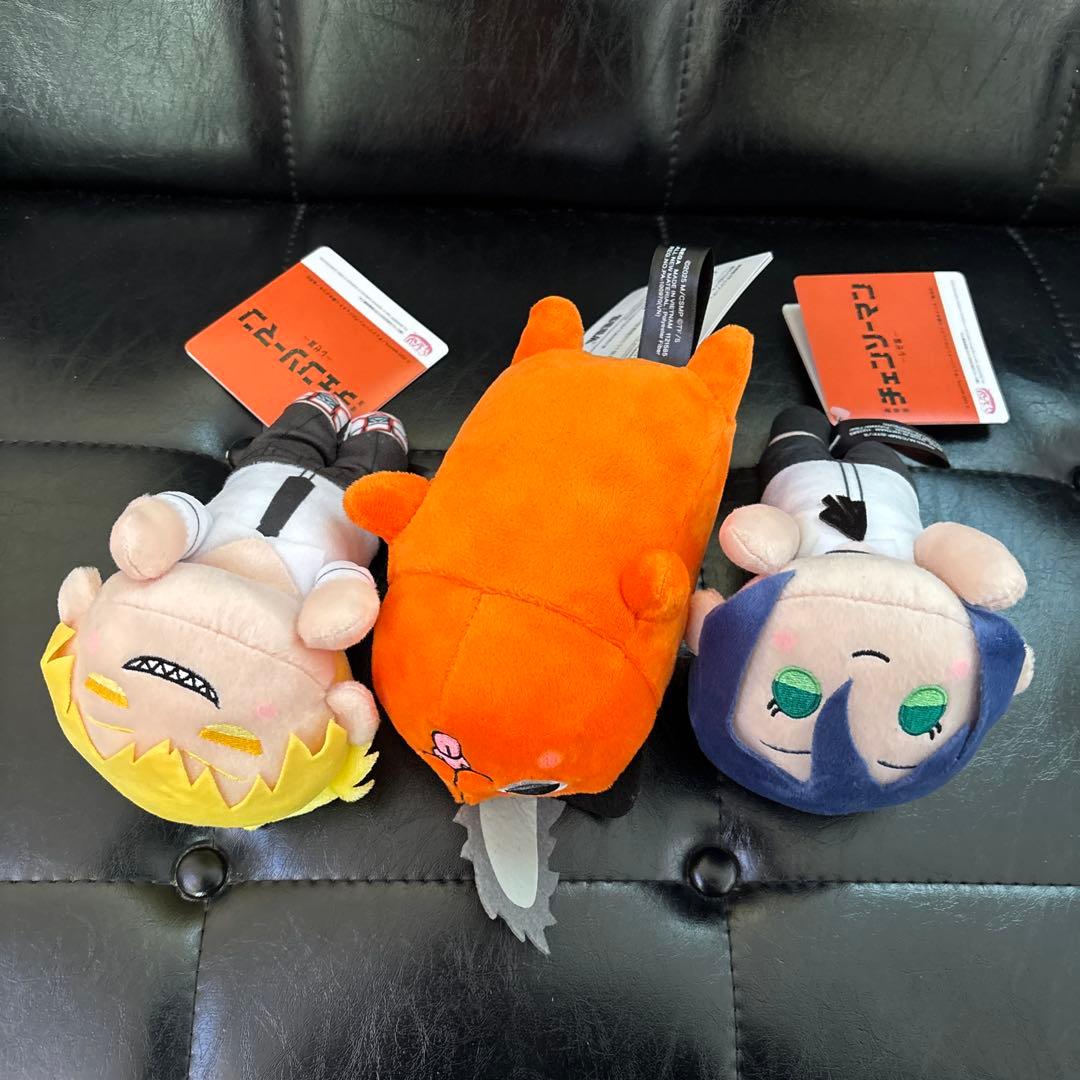 劇場版『チェンソーマンレゼ篇』寝そべりぬいぐるみ“デンジ&ポチタ