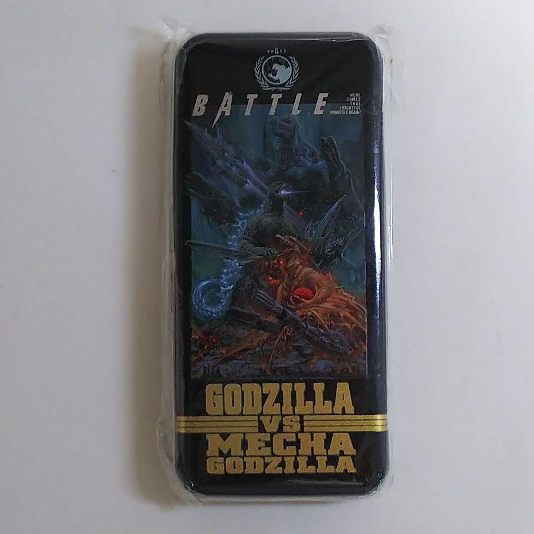 「ゴジラＶＳメカゴジラ」缶ペンケース（新品・１９９３年） ゴジラvsメガゴジラ 缶ケース ペンケース 缶 - メルカリ