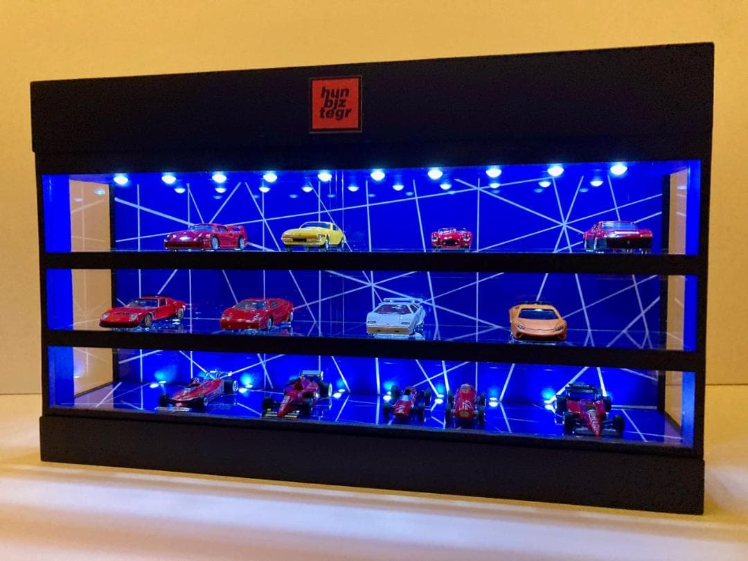 1/64展示30台可・CBU＆WH・3層式ディスプレーBOX / ネオジオラマ