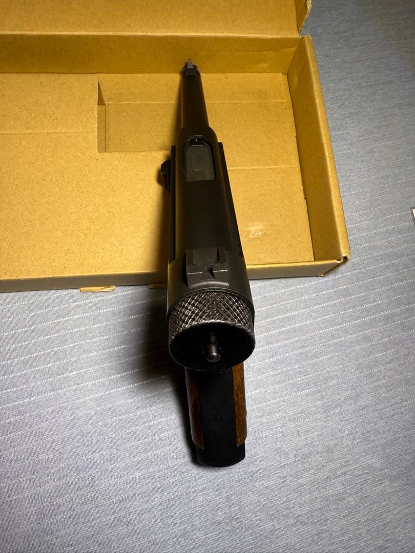 マルシン 南部14年式後期モデルHW 動作確認済美品 木製グリップ装着18