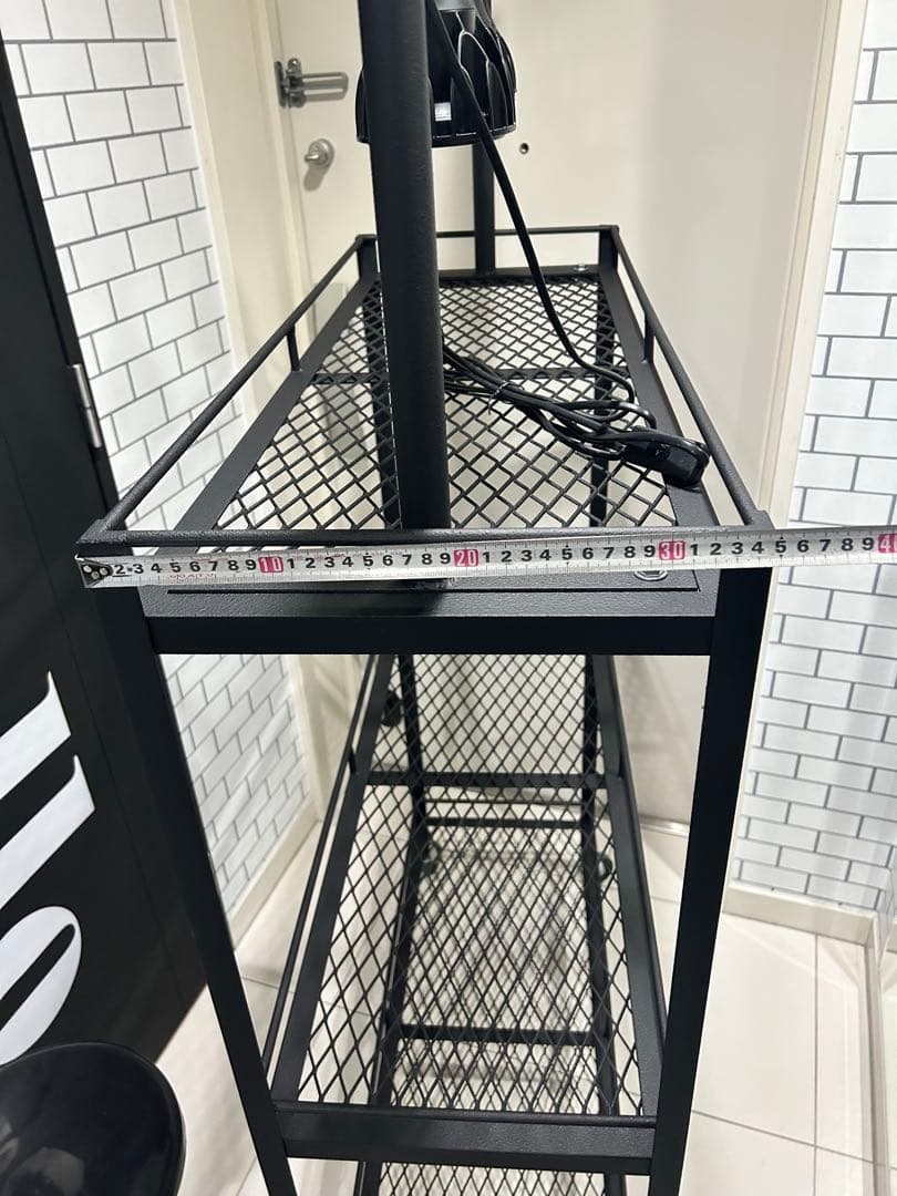 植物棚 アイアン棚 伸縮ライトレール パキプス アイアンシェルフ