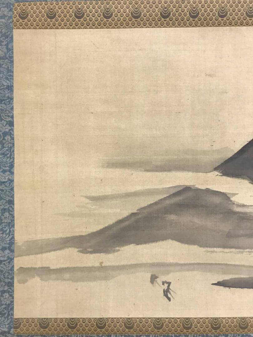 模写/谷文晁/富士山図/富嶽図/富岳図/富峰図/横物/名家伝来/AE-218模写