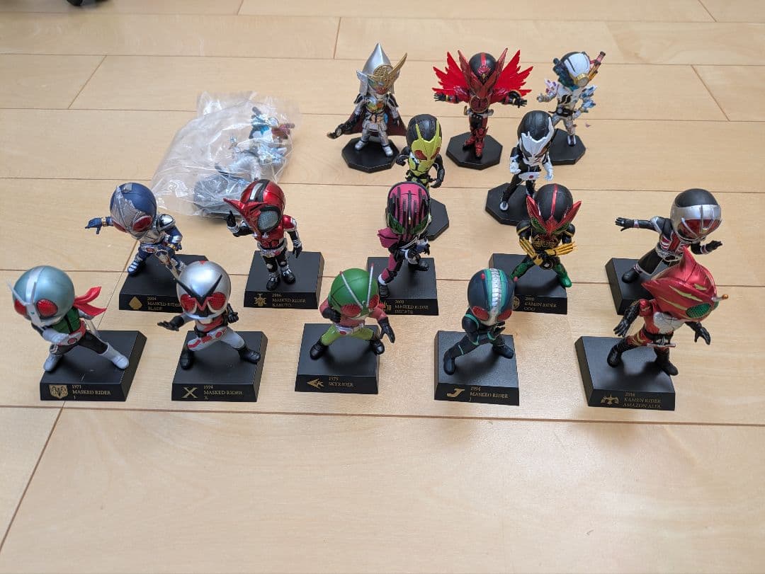 仮面ライダー DEFORME-X デフォルメクス 16体セット 一番くじ DEFORME-X 仮面ライダーゼロツー レビュー - ヒロバン チャンネル