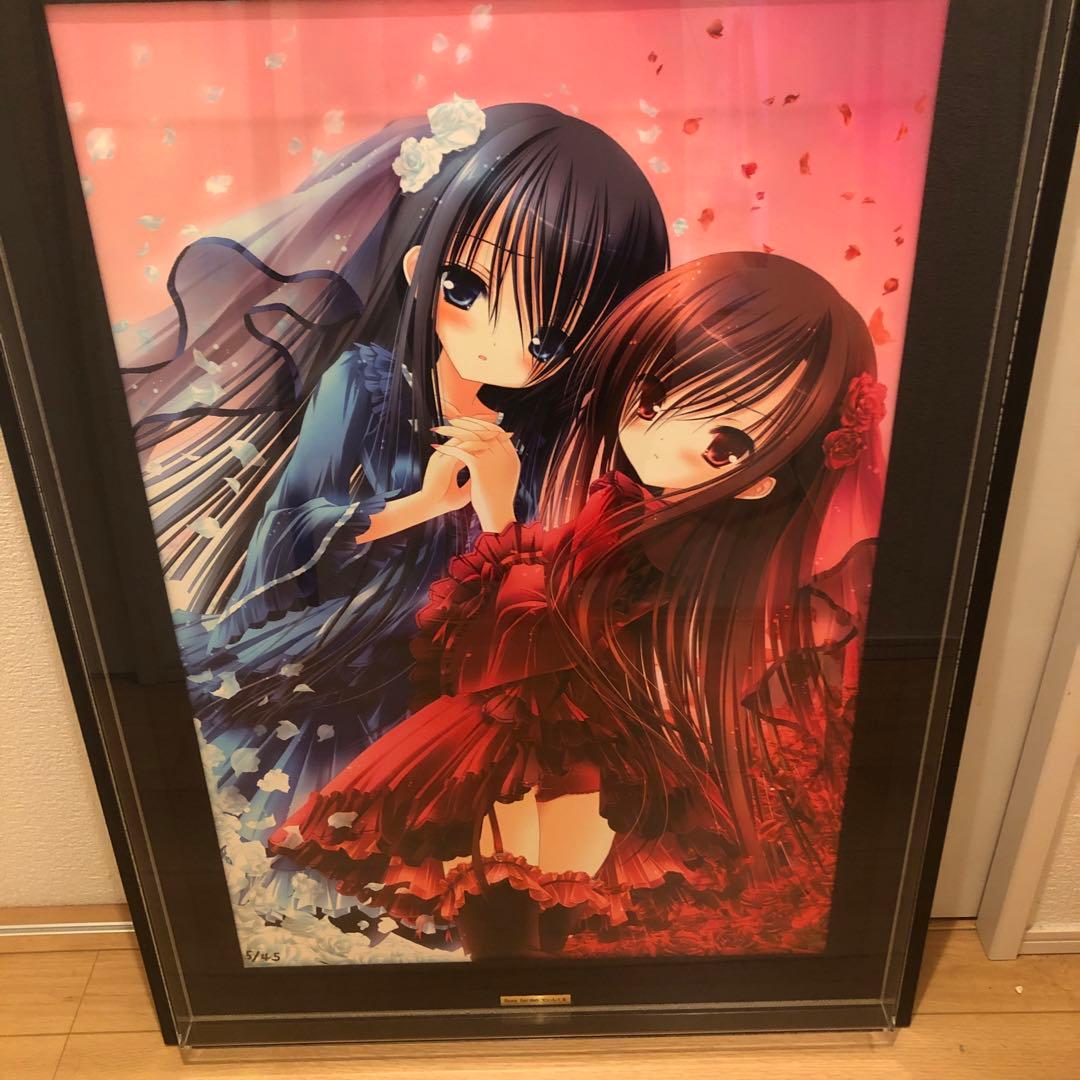 てぃんくる 版画 RoseGarden C/E 保証書付き