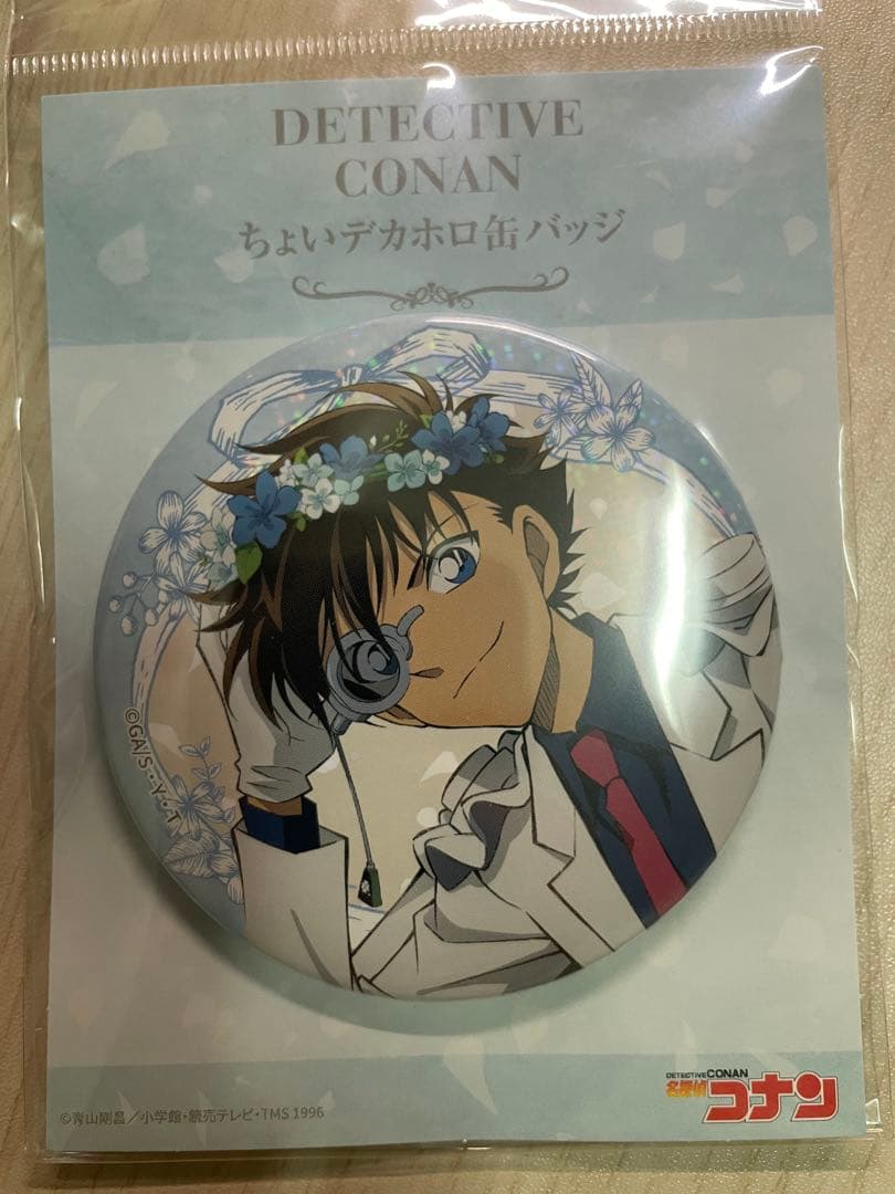 名探偵コナン 怪盗キッド 缶バッジ 花冠 - メルカリ