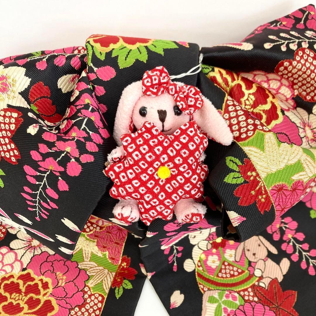 着物と帯 時流】O2449y◇七五三 7才女の子作り帯◇ポンポネット風｜