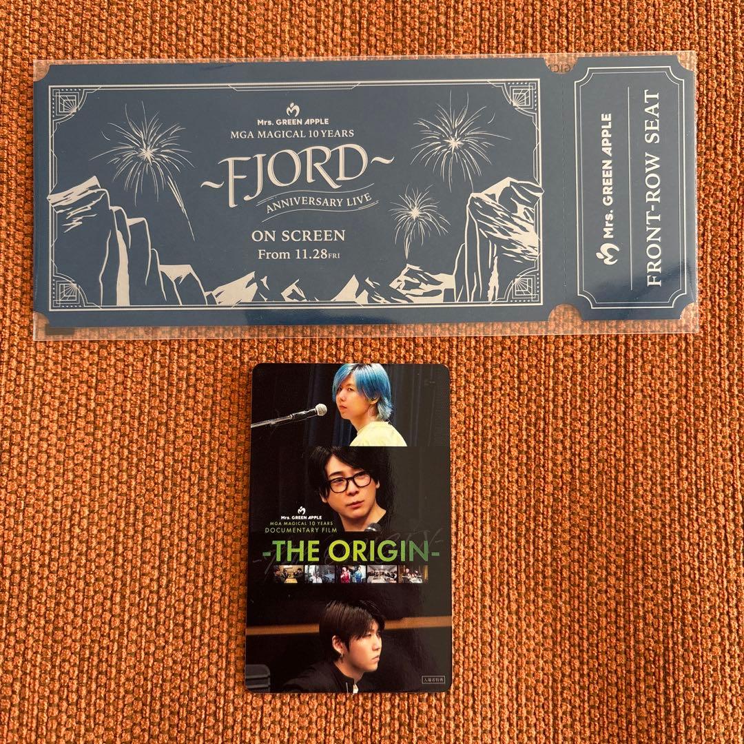 ミセス 映画 入場者特典 FJORD / THE ORIGIN 2点セット - メルカリ