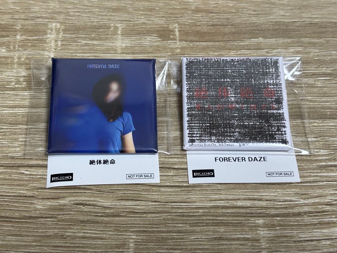 RADWIMPS ビッグエコー ジャケット 缶バッジ 2個セット - メルカリ