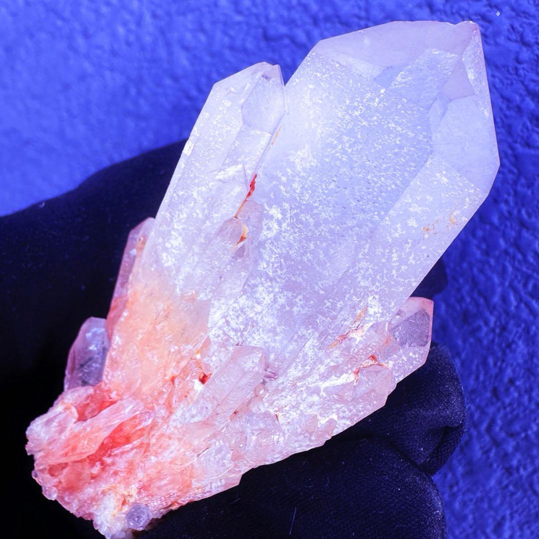 爆アレ❗️可愛いピンク♡超綺麗マダガスカル産パイナップルピンククラスターA1489