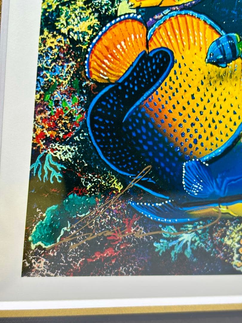 クリスチャン・リース・ラッセン 『レインボーシー』20/200直筆サイン