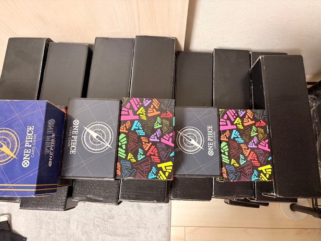 ワンピース カードゲーム 引退品 SR以下4コン以上セット 色分け済み 三