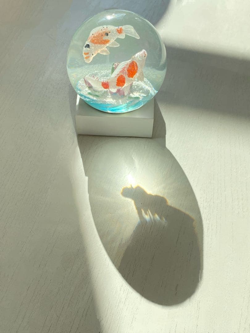 海外モデル】スノーグロー Koi Snow Globes 鯉スノードーム