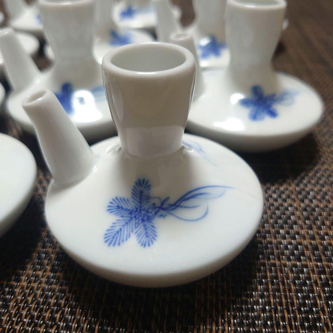 伊万里焼　山本翠山　ミニ燗　16個セット　箸置き　醤油入れ　水差し　徳利