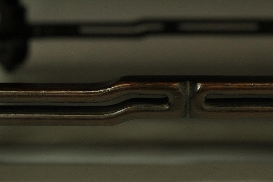 唐木 紫檀 刻装飾 四方 香炉台 重厚 64.5cm×42.5cm(LC394)