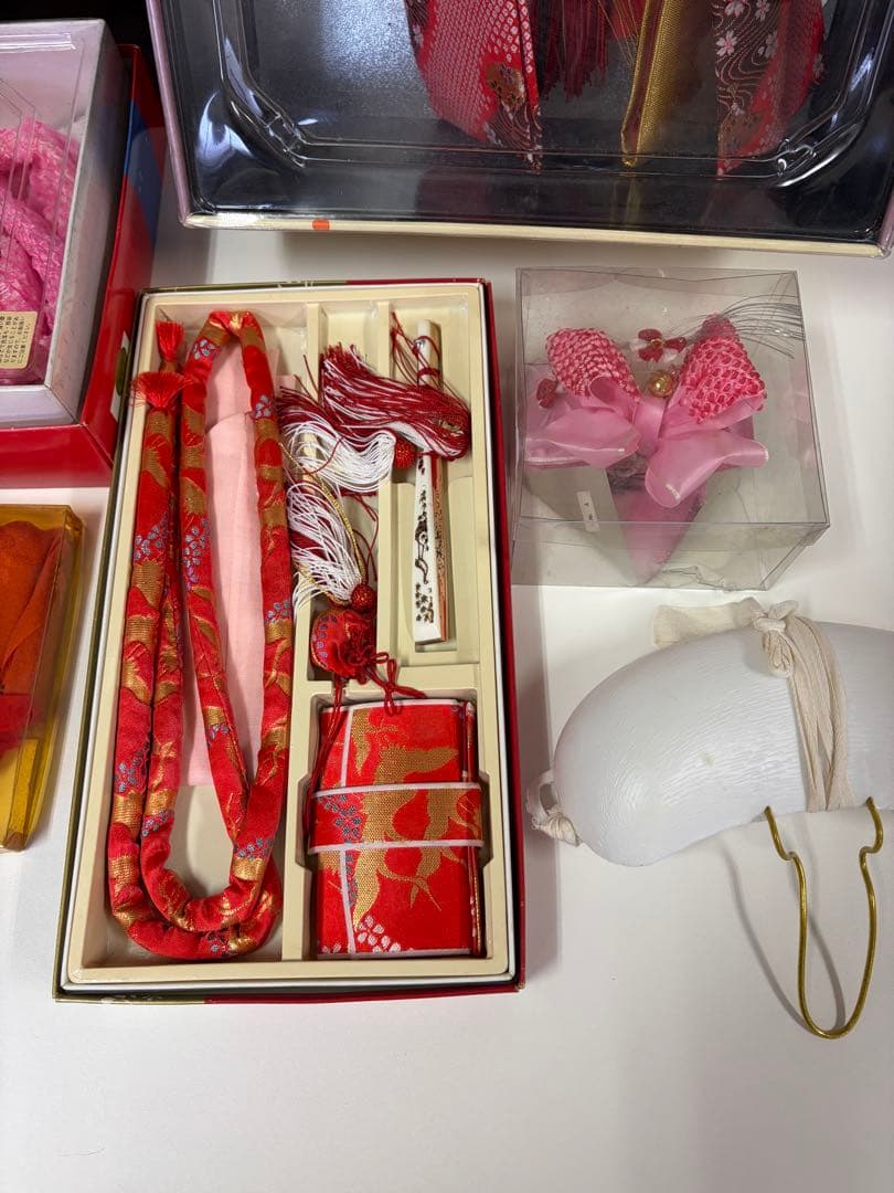 七五三 着物 15点セット 一式セット 総絞り 赤とピンク - メルカリ