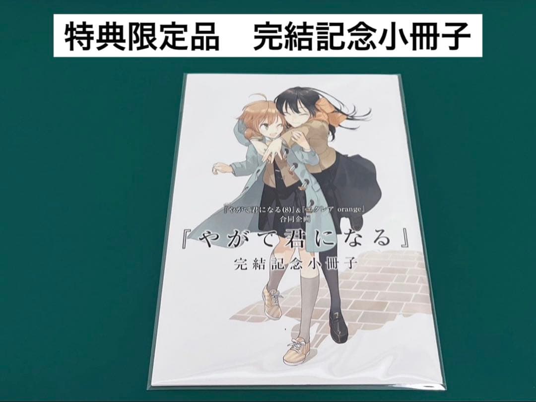 【激レア】　やがて君になる　仲谷鳰　完結記念小冊子　特典限定品　百合　美品　漫画 やがて君になる」完結記念 百合作品フェア』特典小冊子の表紙も公開