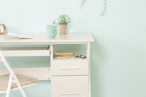 《新品・送料無料》デスク　クレバー　ホワイト