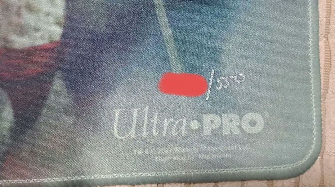 MTG冥途灯りの行進 プレイマット Nils Hamm直筆サイン入り 証明書付き