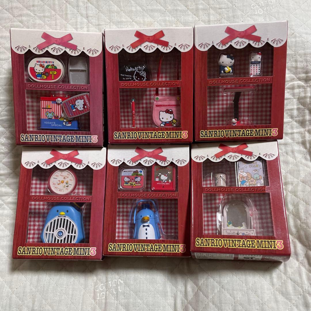S*A様 平成レトロ サンリオビンテージミニ3 ミニチュア リーメント 全6