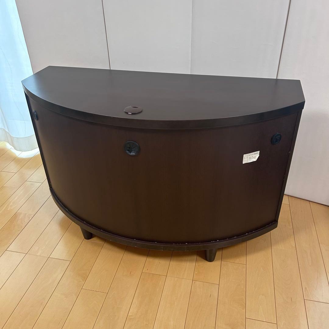 マルヨシ民芸 テレビ台 楕円 天然木 幅105 希少 丸脚 アンティーク