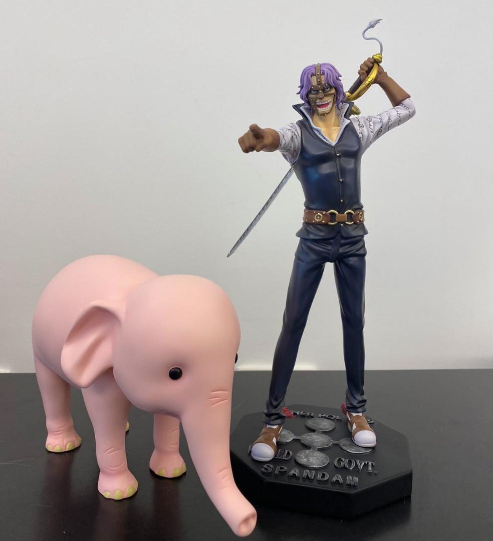 ワンピース STAND スパンダム ガレージキット ガレキ スタチュー