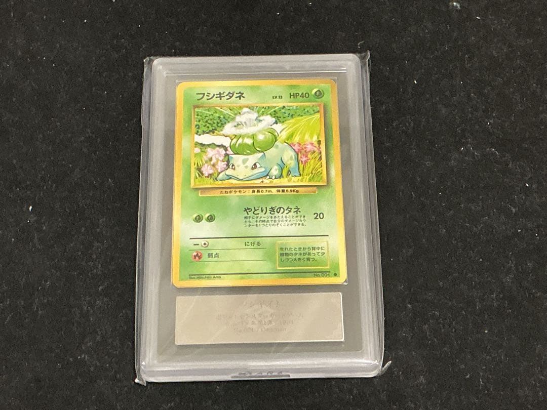 ars10 フシギダネ　　ヒトカゲ　旧裏　　第一弾 ポケモンカード 旧裏 フシギダネ マークあり PSA10 第一弾拡張パック 1