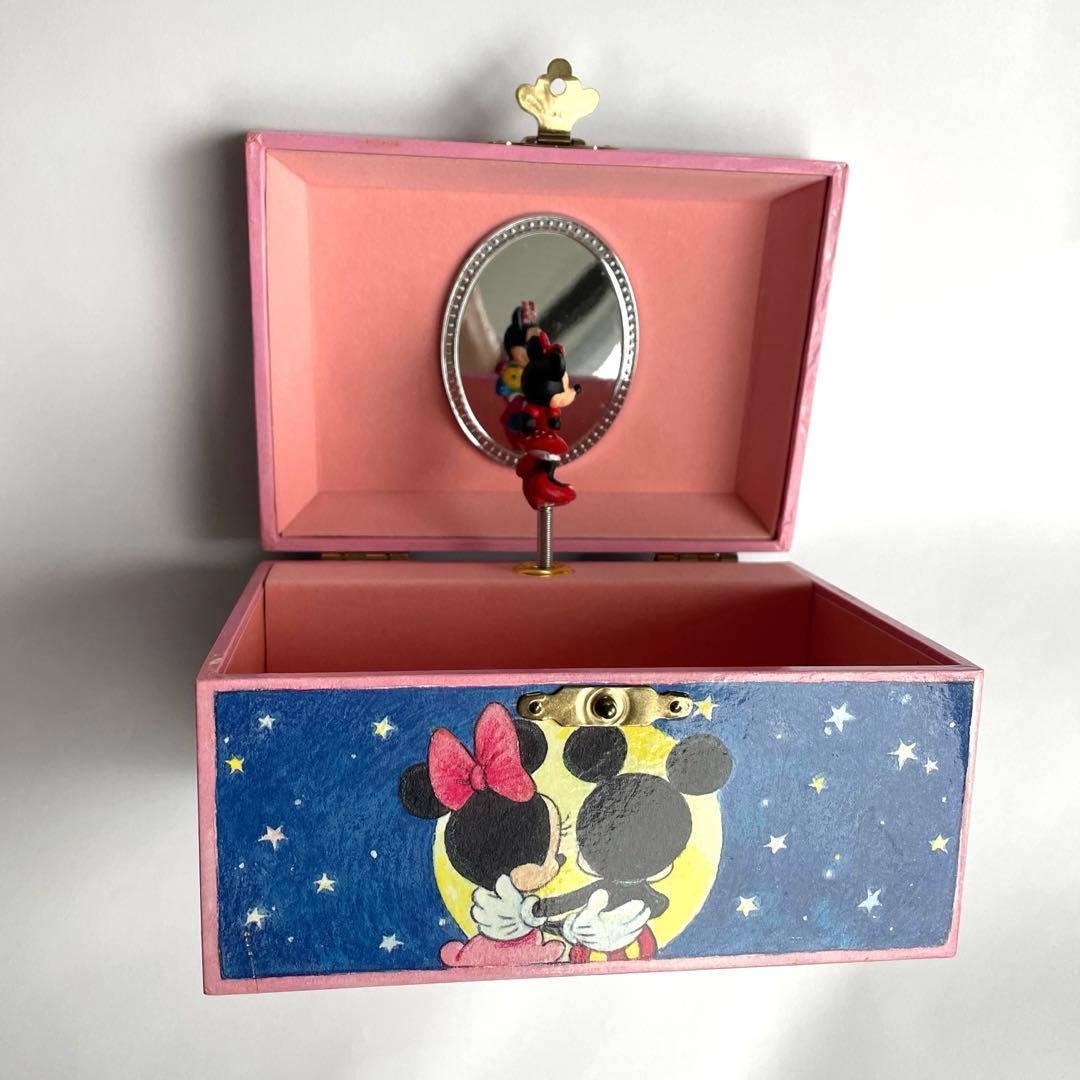 Disney レトロ ジュエリーボックス ミッキー ミニー オルゴール - メルカリ