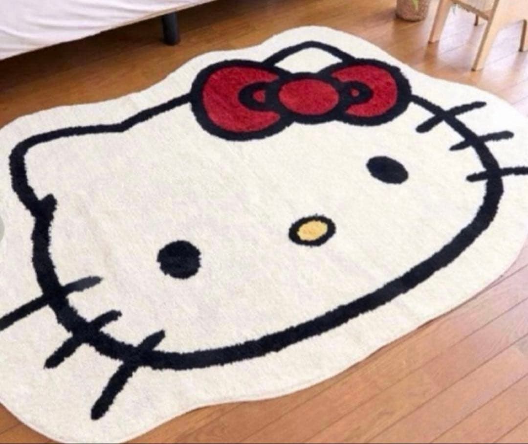 新品♡数量限定　ハローキティ　hello kitty ダイカットラグマット ハローキティ ダイカットラグ 通販【ニッセン】