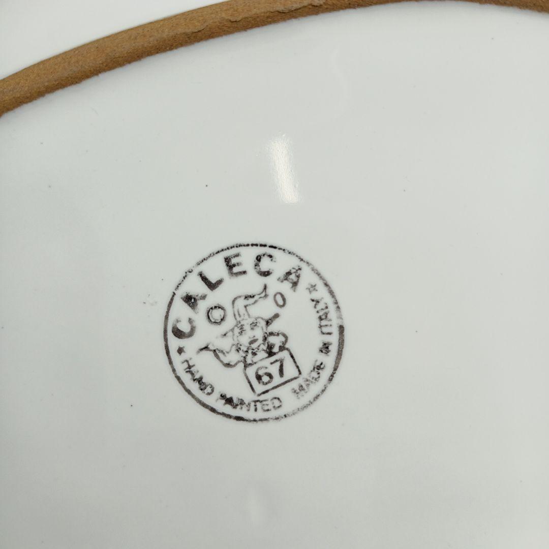 Caleca カレカ ハンドペイント フィッシュプラッター プレート 2枚